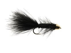 Wooly Bugger Mit Conehead Schwarz/Gold